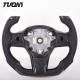 LED Display Racing Tesla Carbon Fiber Steering Wheel Model X Custom Logo