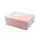 T Shirt Pink Corrugated Shipping Box Flip Up Packaging Custom Printing