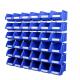 128x222x59mm PP Store Storage Rectangle Office Organizer Bins with Customized Color