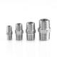 Stainless Steel 201 304 316 Casting Hexagon Nipple Double Ferrule Pipe Fittings 1/4''-4.0