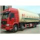 Howo 8x4 Dry Cement Truck , Reliable Cement Transport Truck Axle Optional