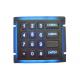 0.45mm Travel Metal Numeric Keypad Stainless Steel Dot Matrix With Backlight