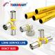 Commercial Pex Press Fittings High Performance 3/4 Inch Brass Garden Hose Fittings