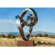 Modern Outdoor Stainless Steel Sculpture Large Metal Yard Sculptures