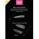 500pcs Sharp Shape Matte (No.5-9) Lady French Style Artificial False Nails Half Tips and Full Cover False Nail