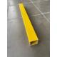 Yellow Pultruded 4x4 FRP Square Tube ISO 9000 Corrosion Resistance