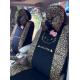 18pcs leopard hello kitty auto car cushion rearview saddle seat covers car kits