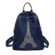 Eiffel Tower handbag new shoulder bag fashion in Europe and America Fan waterproof nylon backpack schoolbag tide female