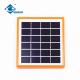 2W 6V high efficiency Glass Laminated solar panel ZW-2W-6V transparent glass solar panel