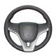 Hand Sewing Black Artificial Leather Steering Wheel Cover for Chevrolet Cruze 2009-2014 Aveo 2011-2014 Orlando 2010-2015