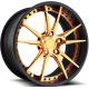 Chevrolet Camaro 2PC Forged Rims Black Barrel Polished 20X10 20x11 Golden Face 5x120.65