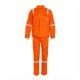 Anti Static Safety Work Uniforms Fireproof Safety Work Suits 115gsm