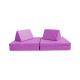 Safe Indestructible Modular Foam Play Couch For Toddlers OEM
