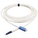 1 Fibers 4.0mm Sc To Lc Fiber Cable , Lszh Optical Cable With White Jacket