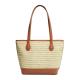 Large Capacity Tote Straw Woven Bag Summer Commuter Single Shoulder