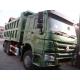 HOWO Green Dump Truck , 6x4 Rigid Tipper Trucks Used In Mining ZZ3257N3847A