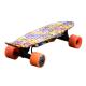Childrens Portable Electric Skateboard , Orange Four Wheel Electric Scooter