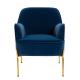 Luxury Anti Fading Modern Velvet Dining Chairs Multiscene Durable