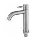 Simple Design SUS 304 Single Handle Stainless Steel Basin Faucet with Brass Valve Core