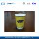 Fruit Juice / Beverage Custom Paper Coffee Cups , Takeaway Coffee Cups for Hot Drinks
