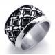 Tagor Jewelry Super Fashion 316L Stainless Steel Casting Rings Collection PXR013