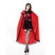 Sexy Cosplay Fancy Dress Ladies Fancy Dress Red Color 155 - 175 Cm Size