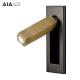 Rotating embed mounted flexible arm reading wall light/bed bedside wall light led headboard wall light