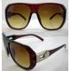 Modern Lightweight Brown Plastic Frame Sunglasses For Women