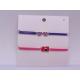 9 inch Pink Ladies Fashion Bracelets Rope Practical Reusable