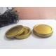 10g Vacuum Empty Caviar Tin Can Food Grade With 0.28mm Tinplate Material