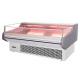 Supermarket Open Display Cooler Commercial Meat Dispaly Freezer With LED Lamp