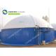 Glass Fused To Steel Waste Water Storage Tanks ISO9001 Chemical Resistance
