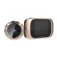 Zinc Alloy PIR Peephole Video Doorbell Peeping Smart Door Eye For 110MM Thick Door
