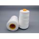 Raw White Polyester Yarn 202 203 For Weaving And Sewing