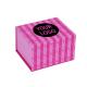 Pink Stripes Printed Foldable Magnetic Box Packaging Decorative Gift Boxes With Magnetic Closure