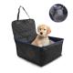 Waterproof Dog Car Booster Seat Pet Front Protector Seat with Non-slip Bottom Storage Pocket and removable and washable