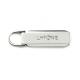 Customized Silver Metal Zipper Pull Tag for Bags Auto Lock Slider Type from Professional