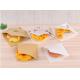 Triangle Brown Takeaway Food Packaging Paper Chip Bags 12cm Height