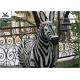 Outdoor Decoration High Simulation Realistic Statue , Animatronic Animal Models For Zoo