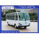 Four Wheels Electric Shuttle Bus 23 Seats With Door / Electric Mini Bus AC Motor