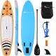 Portable Beginners 265lbs Inflatable Surf SUP Board
