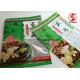 Custom Plastic Food Packaging Bags For Mushroom Packing Transparent Window On