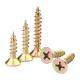 Metal Particle Board Screws With Cross Recess Type Z, Countersunk Head Screw For Wood