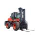 3.5 Ton 5ton CE EPA 4 Wheel Drive 3 Stage Mast Diesel 4WD Articulated Off Road All Rough Terrain Forklift