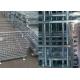 Customized Steel Pallet Cages / Metal Mesh Storage Containers Anti Corrosion