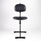PU Leather Sit Stand Stool Collapsible Herringbone Base , Lab Chair Stool