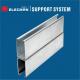 Plain Steel Galvanized Strut Channel ES-101 1-5/8 * 6-1/2 (41x165mm)