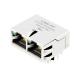 LPJ28193A28NL 10/100 Base-T Tab Up Green/Yellow LED 1x2 Port Ethernet RJ45 Connectors With Integrated Magnetics