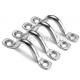 Stainless Steel Top Pad Wire Eye Straps Loop Boat Plate Staple Ring