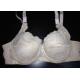 Customised White Sexy Charming Cotton Plus Sized Bras Breathable Womens Underwear Bras